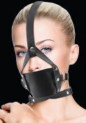LEATHER MOUTH GAG BLACK
